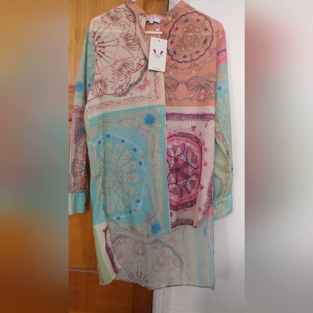 Velvet Blouse-size medium-NWT
